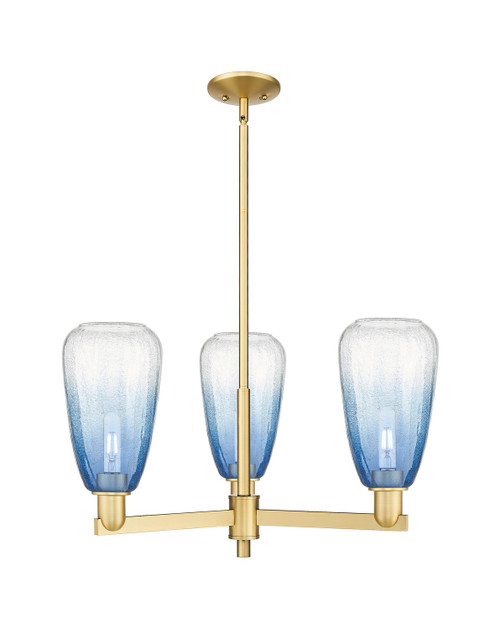 Innovations - 716-3CR-SG-G480-6SB - Three Light Pendant - Arcadia - Satin Gold
