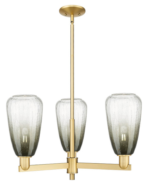 Innovations - 716-3CR-SG-G480-6SL - Three Light Pendant - Arcadia - Satin Gold