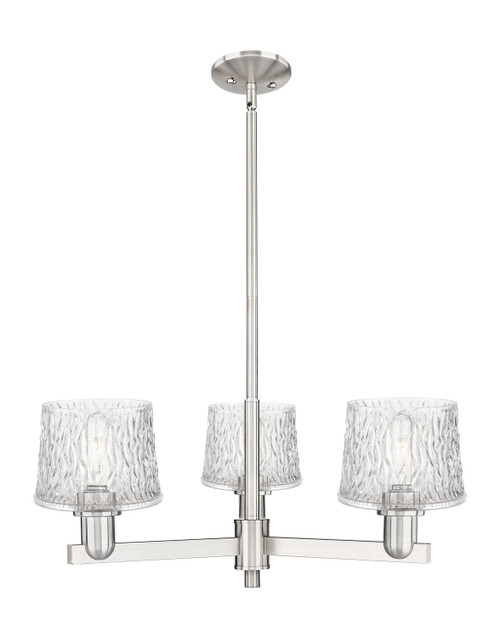 Innovations - 716-3CR-SN-G402 - Three Light Pendant - Arcadia - Satin Nickel
