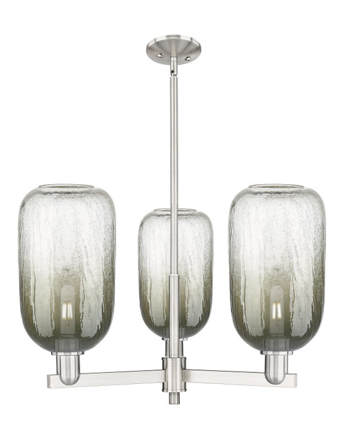 Innovations - 716-3CR-SN-G482-7SL - Three Light Pendant - Arcadia - Satin Nickel
