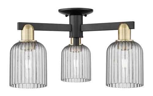 Innovations - 716-3F-BAB-G559-5SM - Three Light Semi-Flush Mount - Arcadia - Black Antique Brass