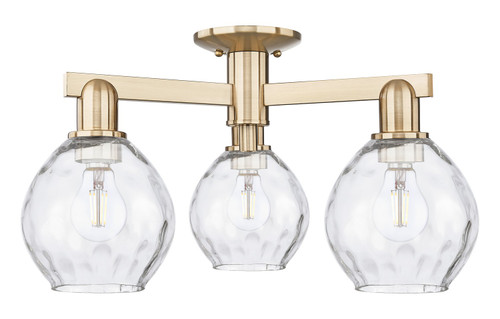 Innovations - 716-3F-CB-G362 - Three Light Semi-Flush Mount - Arcadia - Champagne Bronze