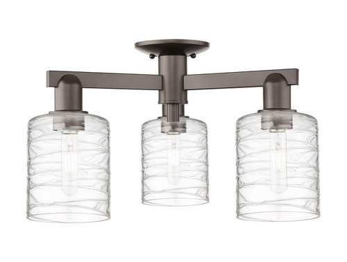 Innovations - 716-3F-OB-G1113 - Three Light Semi-Flush Mount - Arcadia - Oil Rubbed Bronze