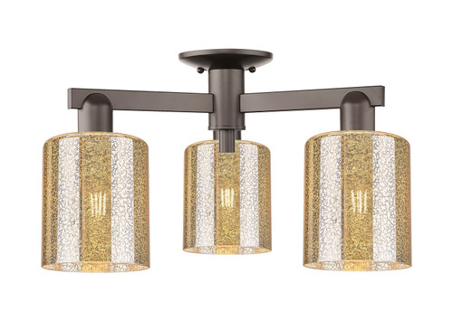 Innovations - 716-3F-OB-G116 - Three Light Semi-Flush Mount - Arcadia - Oil Rubbed Bronze