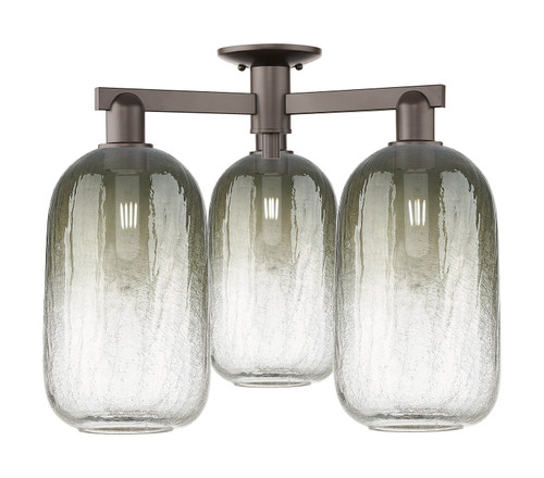 Innovations - 716-3F-OB-G482-7SL - Three Light Semi-Flush Mount - Arcadia - Oil Rubbed Bronze