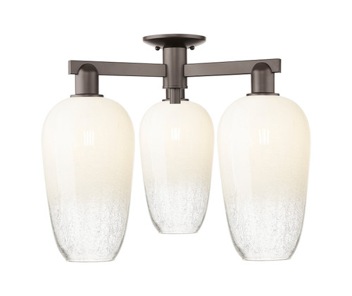 Innovations - 716-3F-OB-G484-7OP - Three Light Semi-Flush Mount - Arcadia - Oil Rubbed Bronze