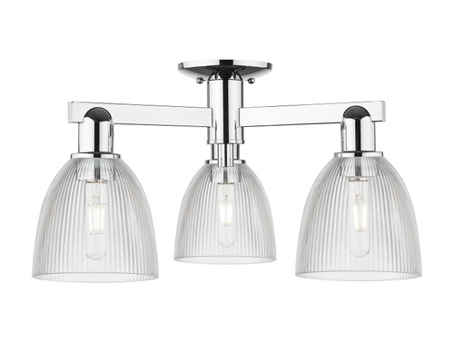 Innovations - 716-3F-PC-G382 - Three Light Semi-Flush Mount - Arcadia - Polished Chrome