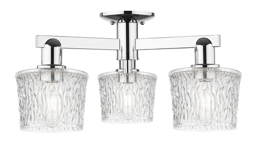 Innovations - 716-3F-PC-G402 - Three Light Semi-Flush Mount - Arcadia - Polished Chrome