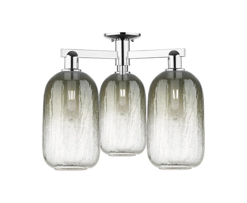 Innovations - 716-3F-PC-G482-7SL - Three Light Semi-Flush Mount - Arcadia - Polished Chrome