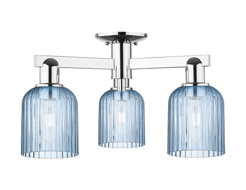 Innovations - 716-3F-PC-G559-5BL - Three Light Semi-Flush Mount - Arcadia - Polished Chrome