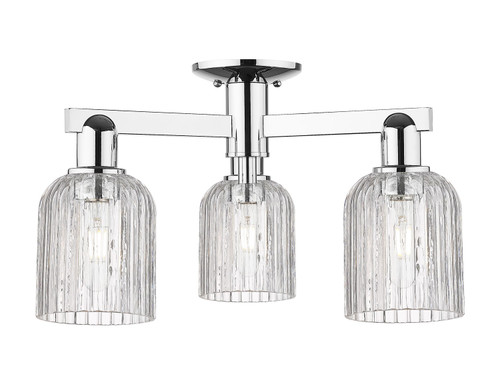 Innovations - 716-3F-PC-G559-5CL - Three Light Semi-Flush Mount - Arcadia - Polished Chrome