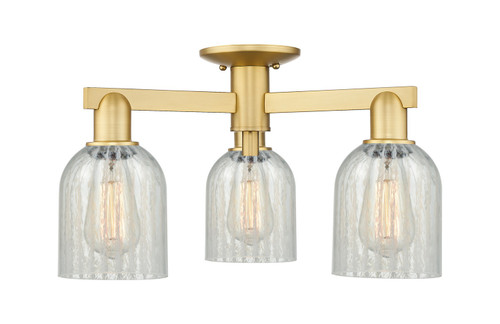 Innovations - 716-3F-SG-G2511 - Three Light Semi-Flush Mount - Arcadia - Satin Gold