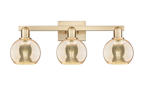 Innovations - 716-3W-CB-G128-6 - Three Light Bath Vanity - Arcadia - Champagne Bronze
