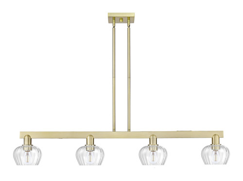 Innovations - 716-4I-AB-G92 - Four Light Island Pendant - Arcadia - Antique Brass