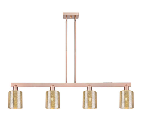 Innovations - 716-4I-AC-G116 - Four Light Island Pendant - Arcadia - Antique Copper