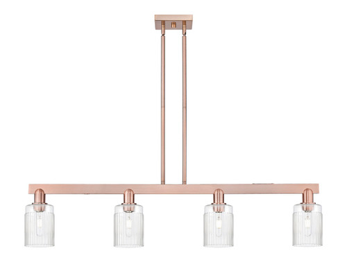 Innovations - 716-4I-AC-G342 - Four Light Island Pendant - Arcadia - Antique Copper