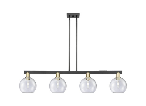 Innovations - 716-4I-BAB-G124-8 - Four Light Island Pendant - Arcadia - Black Antique Brass