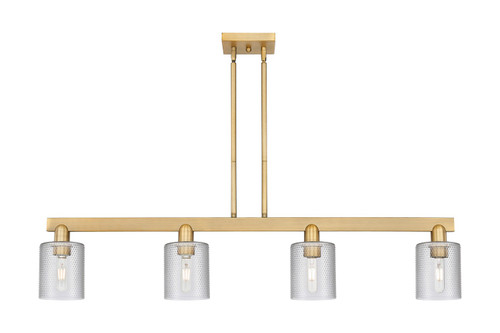 Innovations - 716-4I-BB-G112 - Four Light Island Pendant - Arcadia - Brushed Brass