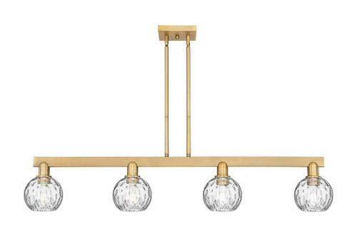 Innovations - 716-4I-BB-G1215-6 - Four Light Island Pendant - Arcadia - Brushed Brass