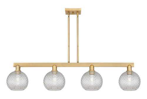 Innovations - 716-4I-BB-G122C-8CL - Four Light Island Pendant - Arcadia - Brushed Brass