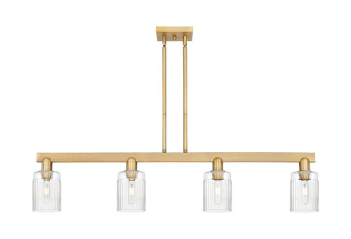Innovations - 716-4I-BB-G342 - Four Light Island Pendant - Arcadia - Brushed Brass