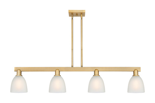 Innovations - 716-4I-BB-G381 - Four Light Island Pendant - Arcadia - Brushed Brass