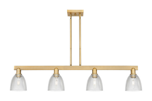 Innovations - 716-4I-BB-G382 - Four Light Island Pendant - Arcadia - Brushed Brass