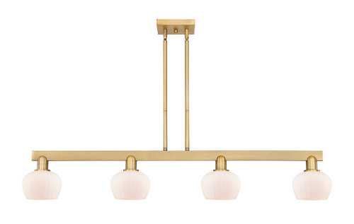 Innovations - 716-4I-BB-G91 - Four Light Island Pendant - Arcadia - Brushed Brass