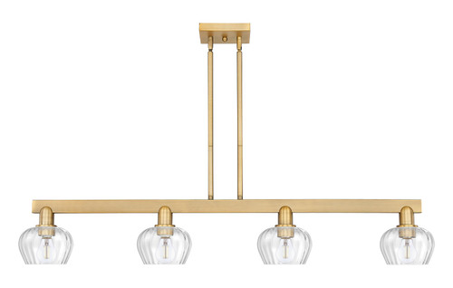 Innovations - 716-4I-BB-G92 - Four Light Island Pendant - Arcadia - Brushed Brass