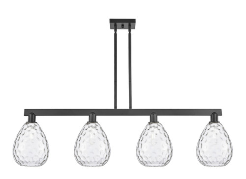 Innovations - 716-4I-BK-G372 - Four Light Island Pendant - Arcadia - Matte Black