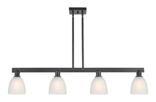 Innovations - 716-4I-BK-G381 - Four Light Island Pendant - Arcadia - Matte Black