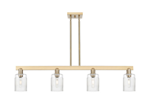 Innovations - 716-4I-CB-G342 - Four Light Island Pendant - Arcadia - Champagne Bronze
