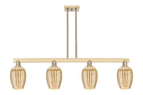 Innovations - 716-4I-CB-G457-6ME - Four Light Island Pendant - Arcadia - Champagne Bronze