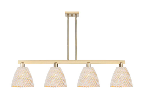 Innovations - 716-4I-CB-NBD-9-NAT - Four Light Island Pendant - Arcadia - Champagne Bronze