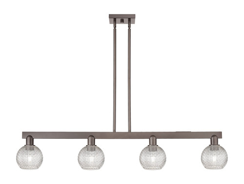 Innovations - 716-4I-OB-G122C-6CL - Four Light Island Pendant - Arcadia - Oil Rubbed Bronze