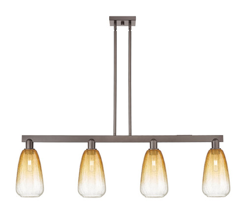 Innovations - 716-4I-OB-G480-6AM - Four Light Island Pendant - Arcadia - Oil Rubbed Bronze