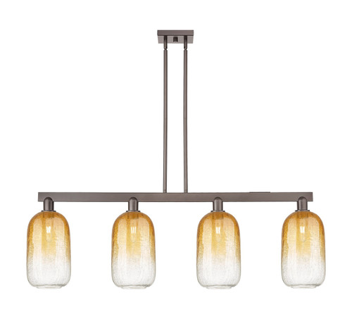 Innovations - 716-4I-OB-G482-7AM - Four Light Island Pendant - Arcadia - Oil Rubbed Bronze