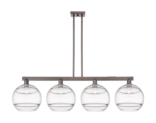 Innovations - 716-4I-OB-G556-12CL - Four Light Island Pendant - Arcadia - Oil Rubbed Bronze
