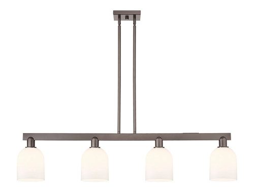 Innovations - 716-4I-OB-G558-6GWH - Four Light Island Pendant - Arcadia - Oil Rubbed Bronze