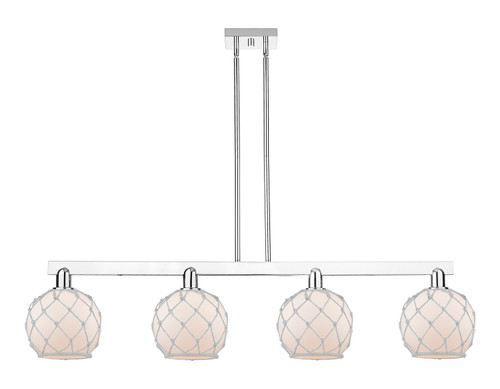 Innovations - 716-4I-PC-G121-8RW - Four Light Island Pendant - Arcadia - Polished Chrome