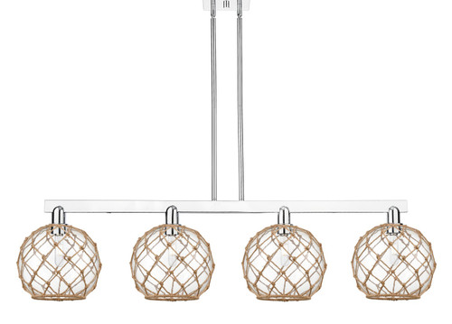 Innovations - 716-4I-PC-G122-10RB - Four Light Island Pendant - Arcadia - Polished Chrome