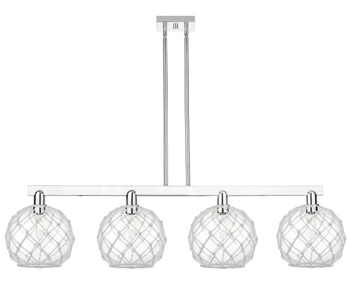 Innovations - 716-4I-PC-G122-10RW - Four Light Island Pendant - Arcadia - Polished Chrome