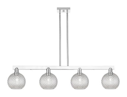 Innovations - 716-4I-PC-G122C-8CL - Four Light Island Pendant - Arcadia - Polished Chrome