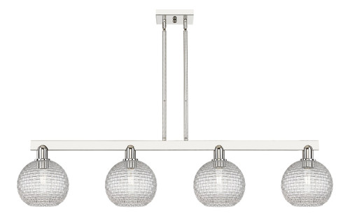 Innovations - 716-4I-PN-G122C-8CL - Four Light Island Pendant - Arcadia - Polished Nickel