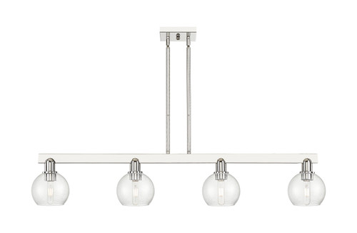 Innovations - 716-4I-PN-G124-6 - Four Light Island Pendant - Arcadia - Polished Nickel