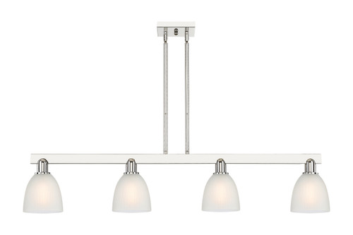 Innovations - 716-4I-PN-G381 - Four Light Island Pendant - Arcadia - Polished Nickel