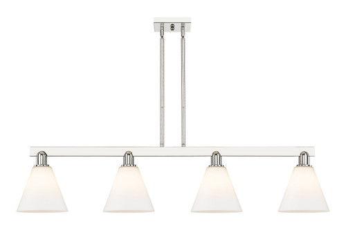 Innovations - 716-4I-PN-GBC-81 - Four Light Island Pendant - Arcadia - Polished Nickel
