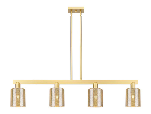 Innovations - 716-4I-SG-G116 - Four Light Island Pendant - Arcadia - Satin Gold