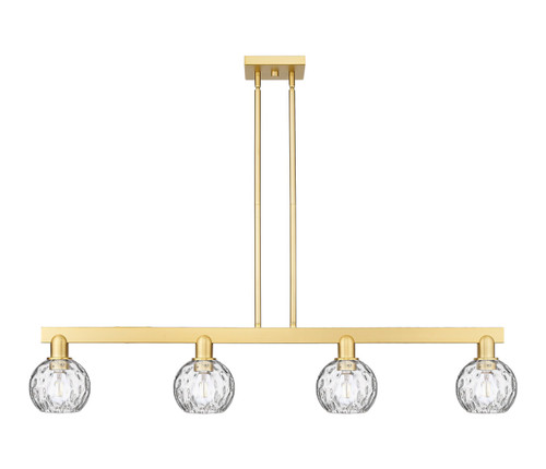 Innovations - 716-4I-SG-G1215-6 - Four Light Island Pendant - Arcadia - Satin Gold