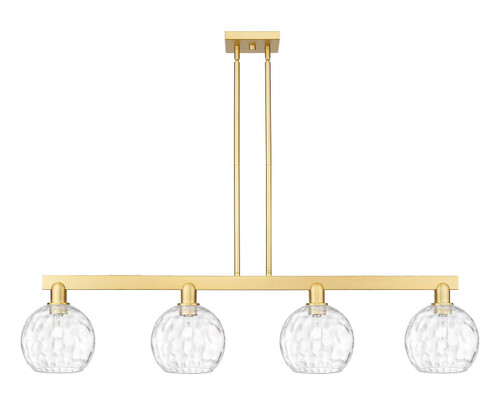 Innovations - 716-4I-SG-G1215-8 - Four Light Island Pendant - Arcadia - Satin Gold